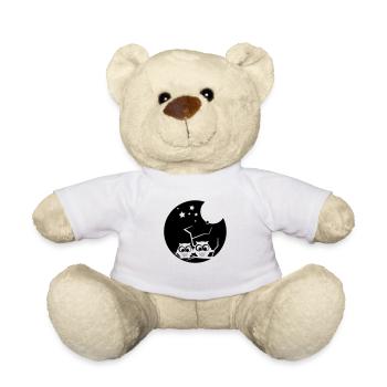 2 verträumte eulen - Teddy - Weiß - Vorne