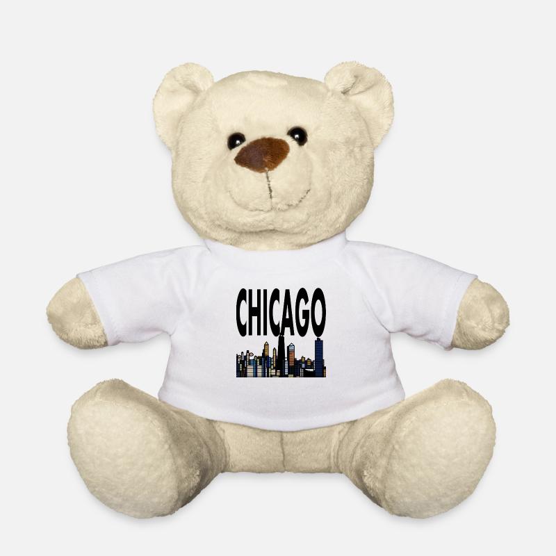 Chicago - Teddy Bear - white