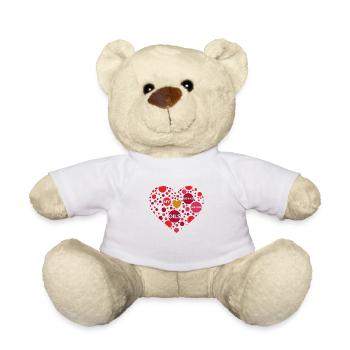my heart burns essential oils - Teddy - Weiß - Vorne