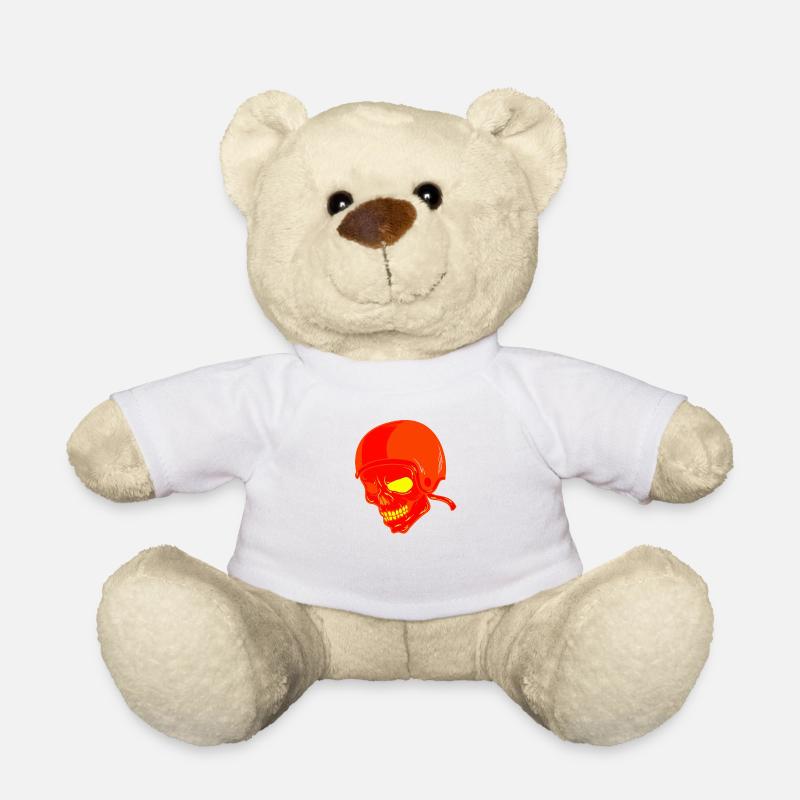 Crâne Chemise Crâne Crâne - Nounours - blanc