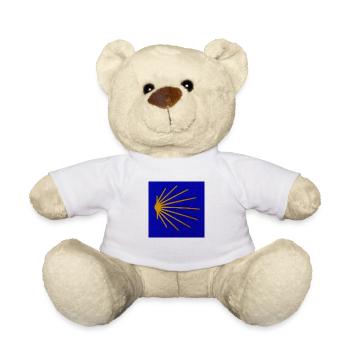 Jakobsweg 2023 - Pilgermuschel - Teddy - Weiß - Vorne
