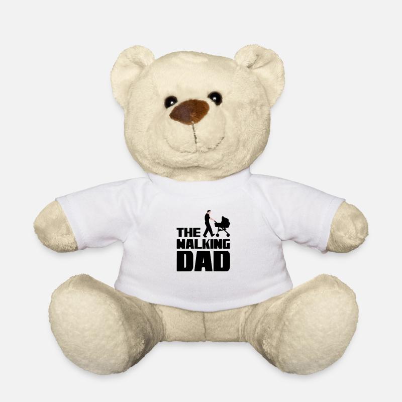 THE WALKING DAD - Teddy Bear - white