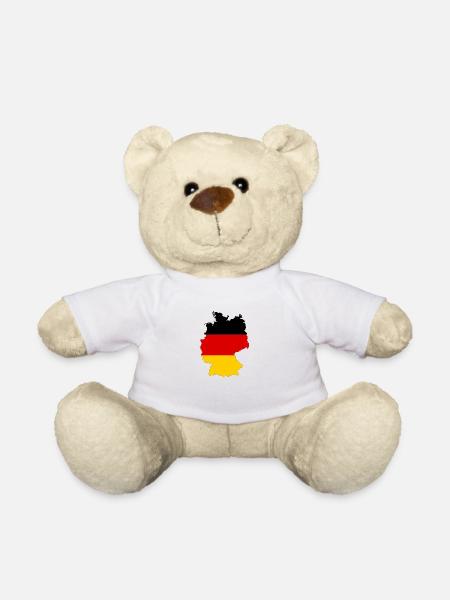 Germany - Teddy Bear - white