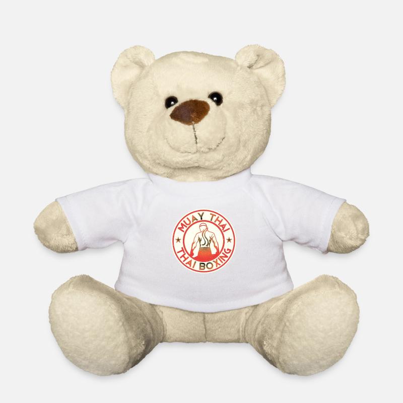 Thai boxing - Teddy Bear - white