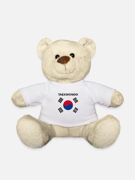 Taekwondo - Teddy Bear - white