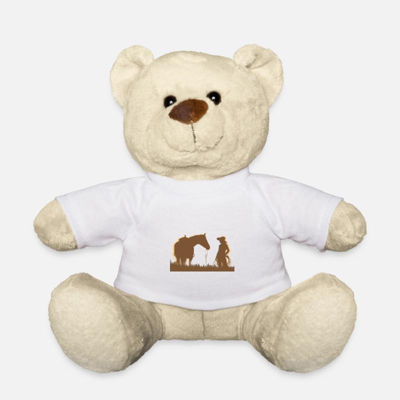 Western girl - Teddy - Weiß