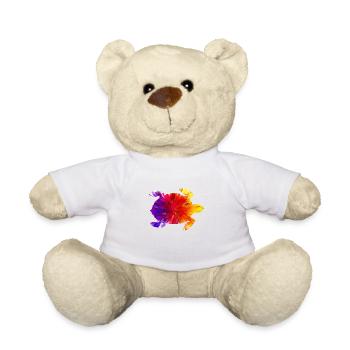 Farbige Schildkröte - Teddy - Weiß - Vorne