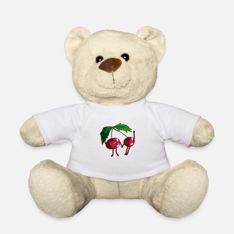 cerise - Nounours - blanc