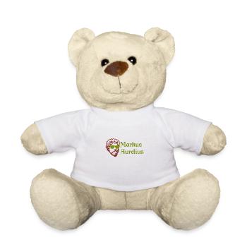 Stoïcien Marcus Aurelius Stoizisme Drôle cadeau - Nounours - blanc - Devant