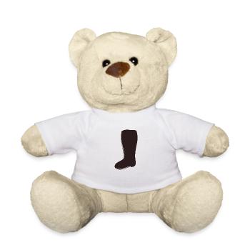Boot - Teddy Bear - white - Front