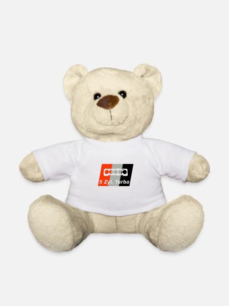 Signe turbo 5 cylindres - Nounours - blanc