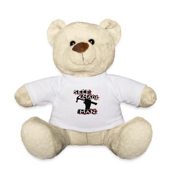 self made man - Teddy Bear - white - Front