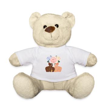 Solennel Flower - Nounours - blanc - Devant