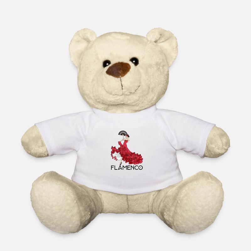 Danseuse de flamenco - Nounours - blanc