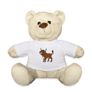 Stier - Teddy - Weiß - Vorne