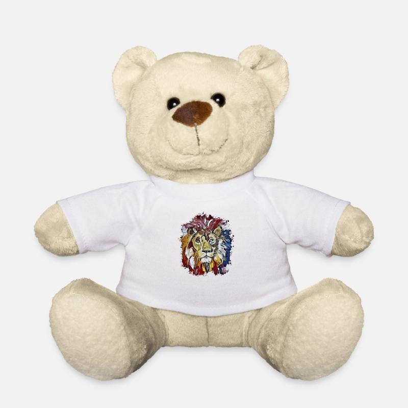 Löwe - Teddy - Weiß