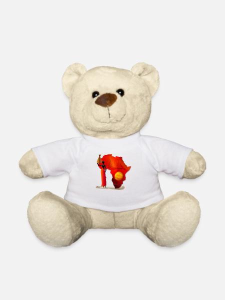 Afrique - Nounours - blanc