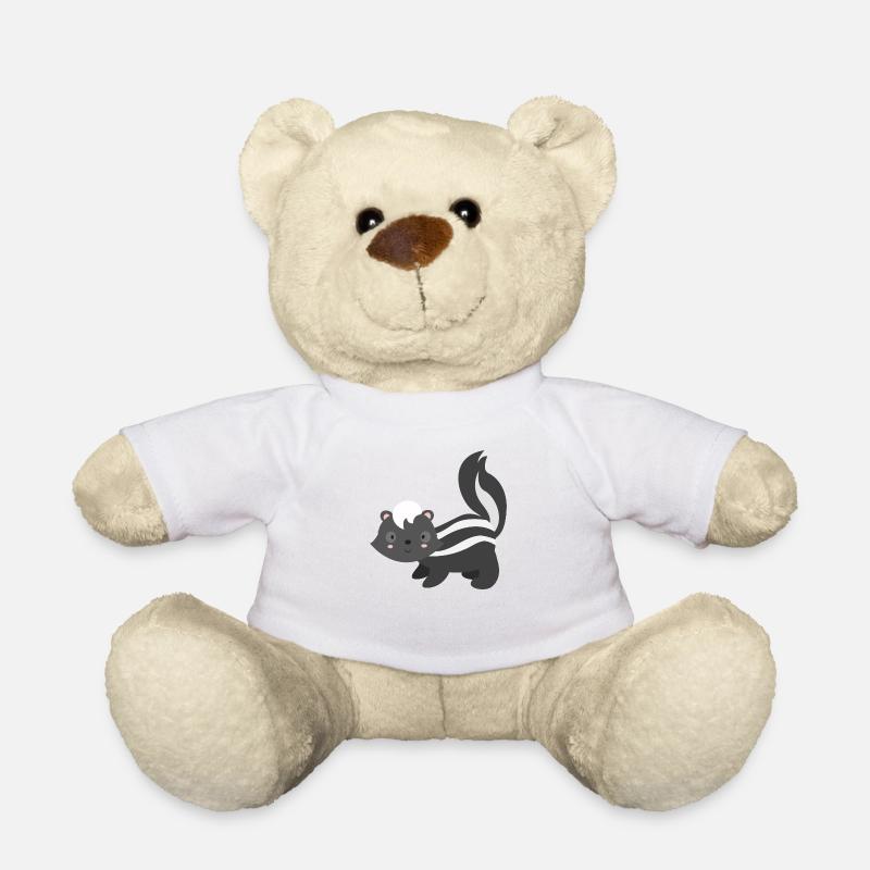 moufette - Nounours - blanc
