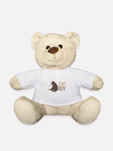 New Zealand Kiwi Boy Partnerlook Lustige Geschenk - Teddy - Weiß