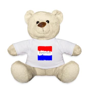 #néerlandais - Nounours - blanc - Devant