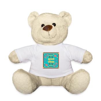 GOOD VIBES - Nounours - blanc - Devant