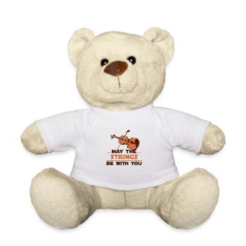Violine Geige Spieler - Teddy - Weiß - Vorne