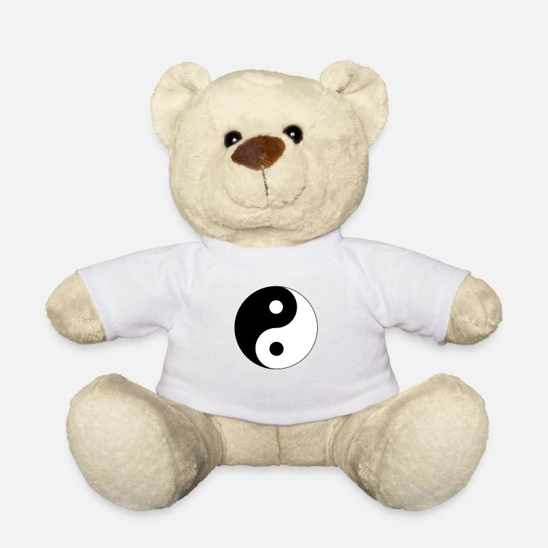 le yin et le yang - Nounours - blanc