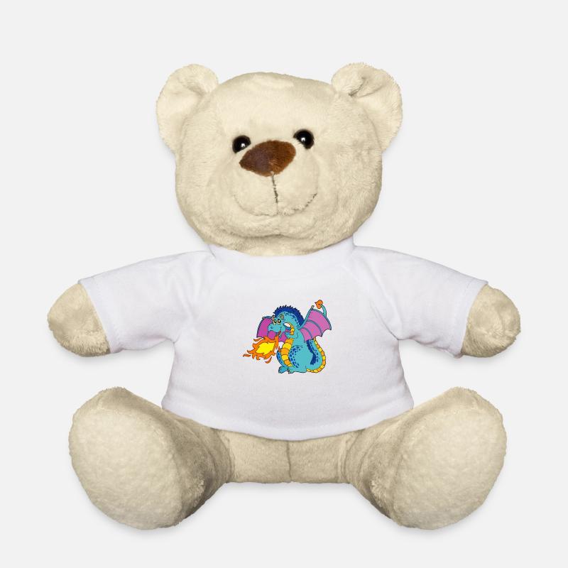 dragon mignon - Nounours - blanc