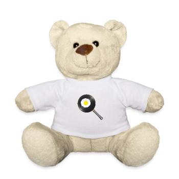 Eierbraten in der Pfanne - Teddy - Weiß - Vorne