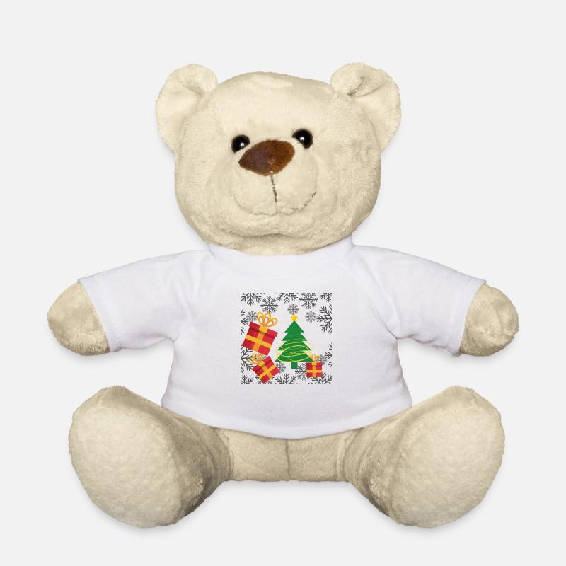 It's Christmas - Teddy Bear - white