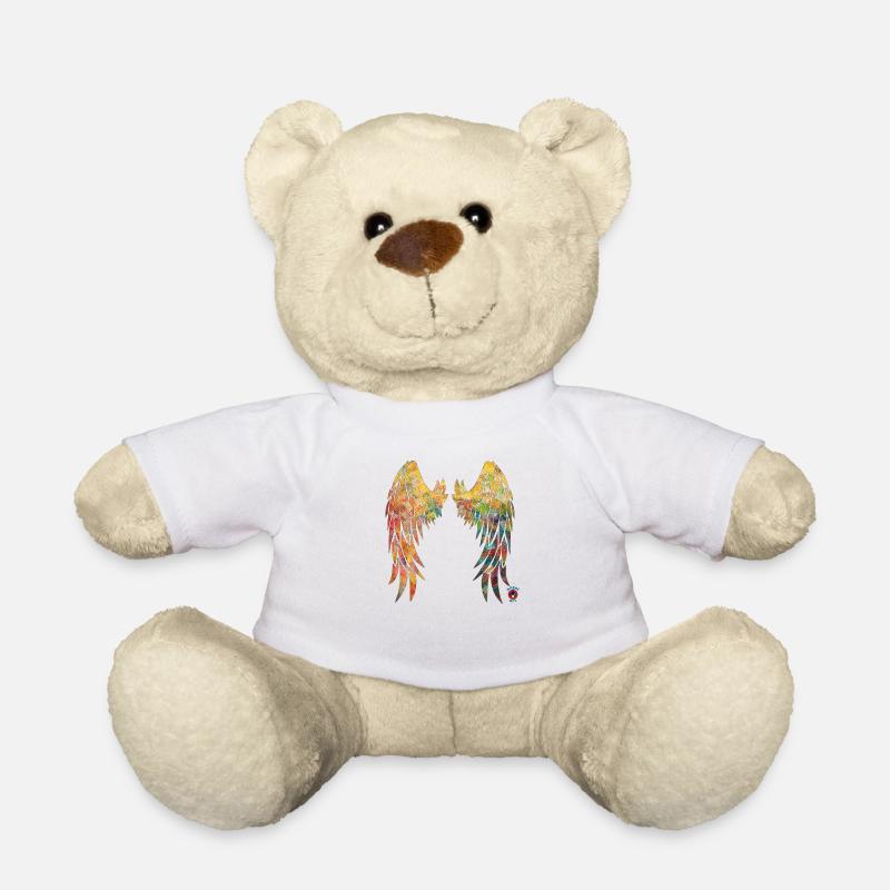 Ailes d'ange 2 - energy art - Nounours - blanc