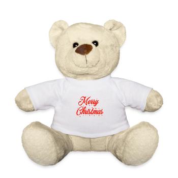Noël - Nounours - blanc - Devant