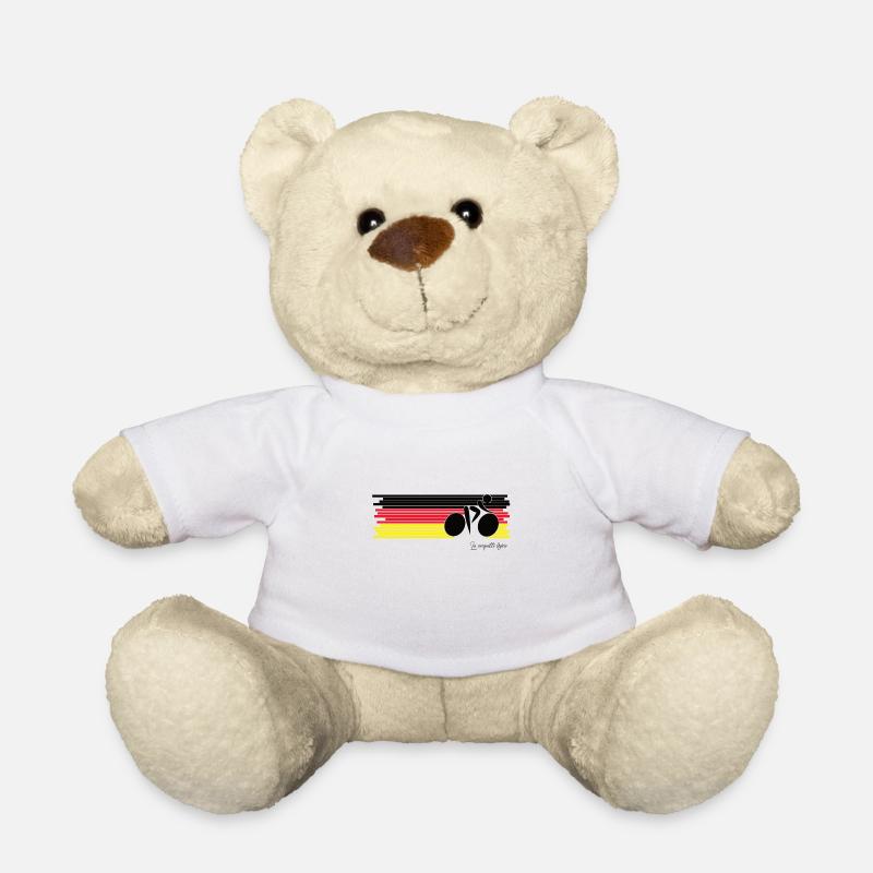 Radfahrer Deutschland - Teddy - Weiß