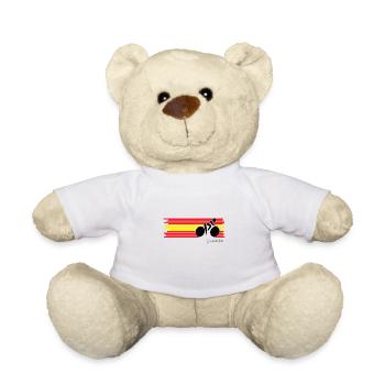 cycliste espagne - Nounours - blanc - Devant