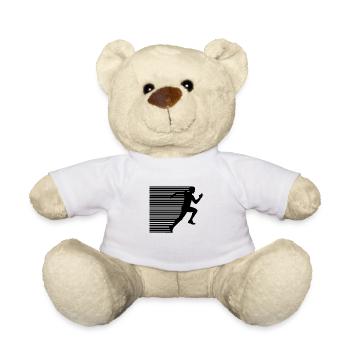 Marathon runner speed 26.2 gift idea - Teddy Bear - white - Front