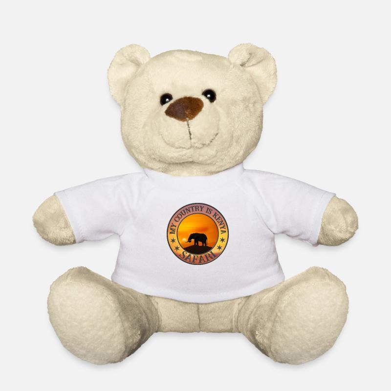 Safari Kenia - Teddy - Weiß