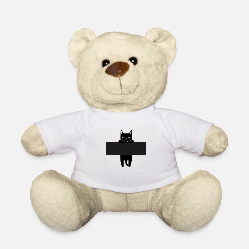 Cat - Teddy Bear - white