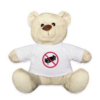Kein Bett Zone - Teddy - Weiß - Vorne
