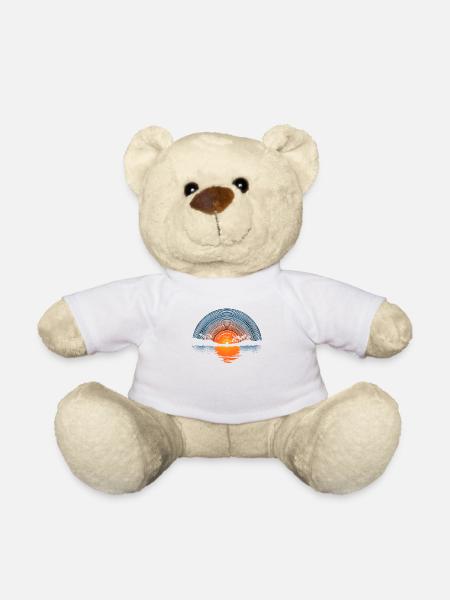 Sunset Vinyl - Teddy Bear - white