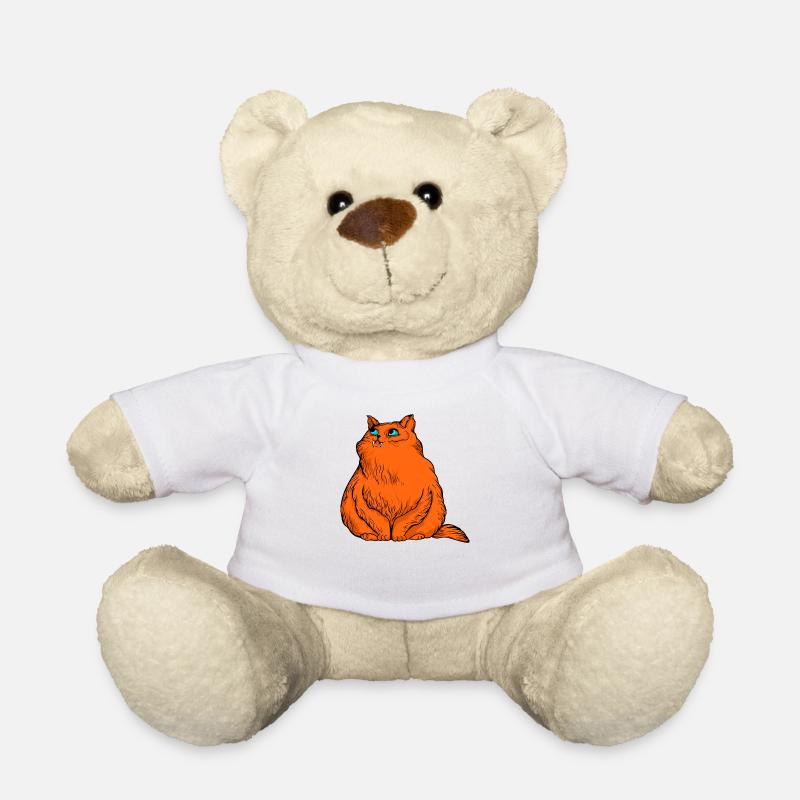 Funny cats 9 - Teddy Bear - white