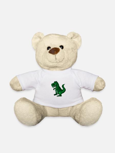 Dinosaure - Nounours - blanc