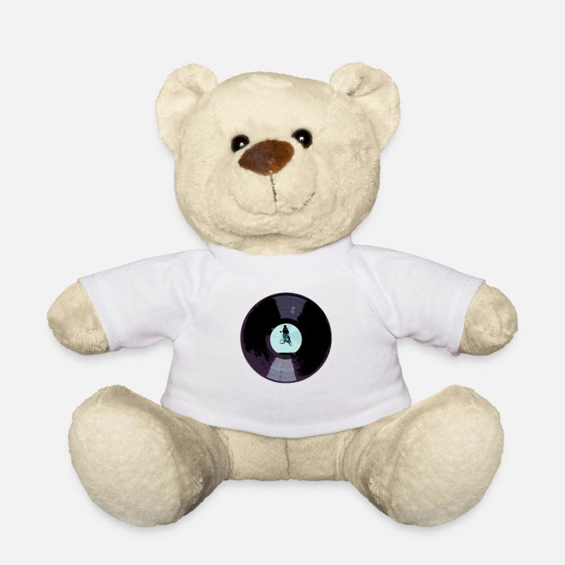 bmx vinyle rétro old school - Nounours - blanc
