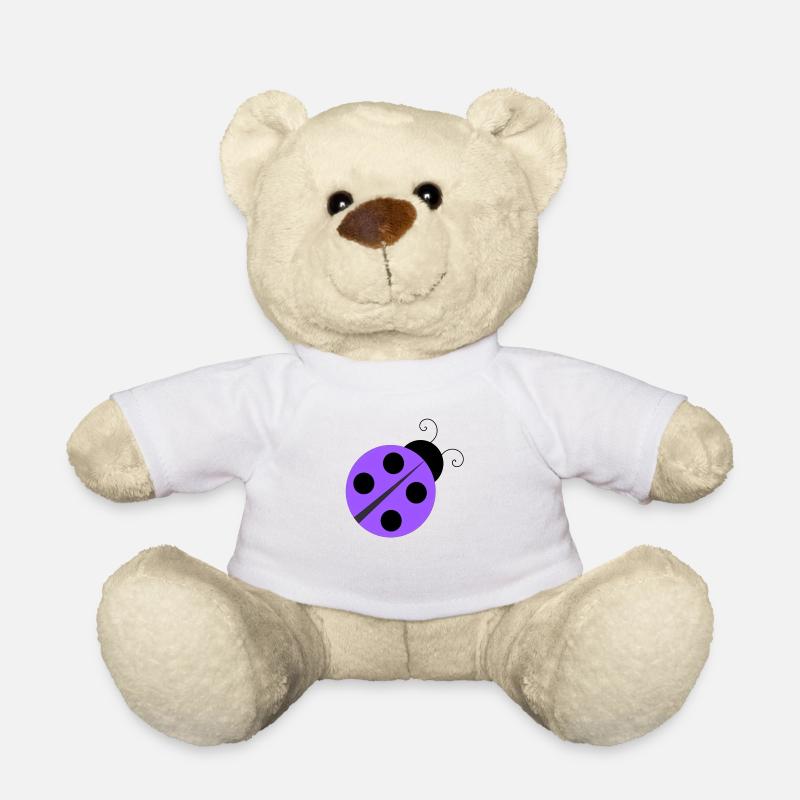 Marienkäfer - Teddy - Weiß