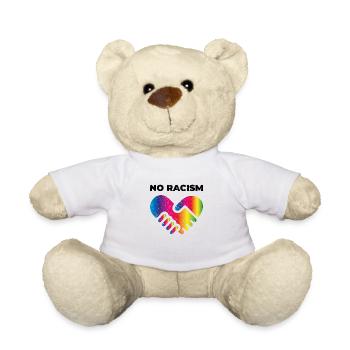 No racism gift tolerance human rights - Teddy Bear - white - Front