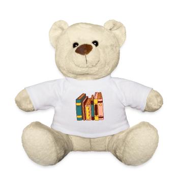 Bücher - Teddy - Weiß - Vorne