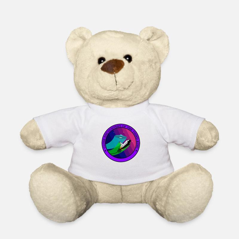 Close Encounters of The Third Kind Spaceship - Teddy Bear - white