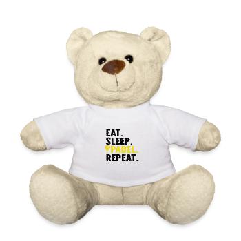 Eat Sleep Padel Repeat - Teddy - Weiß - Vorne