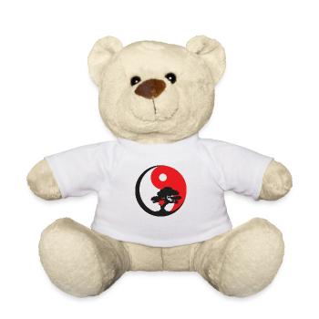 Qigong Bonsaï Ying Yang - Nounours - blanc - Devant