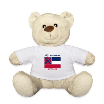 I love MISSISSIPPI MY STATE - Teddy - Weiß - Vorne