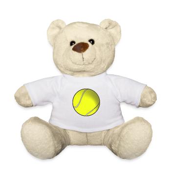 Tennis ball - Teddy Bear - white - Front